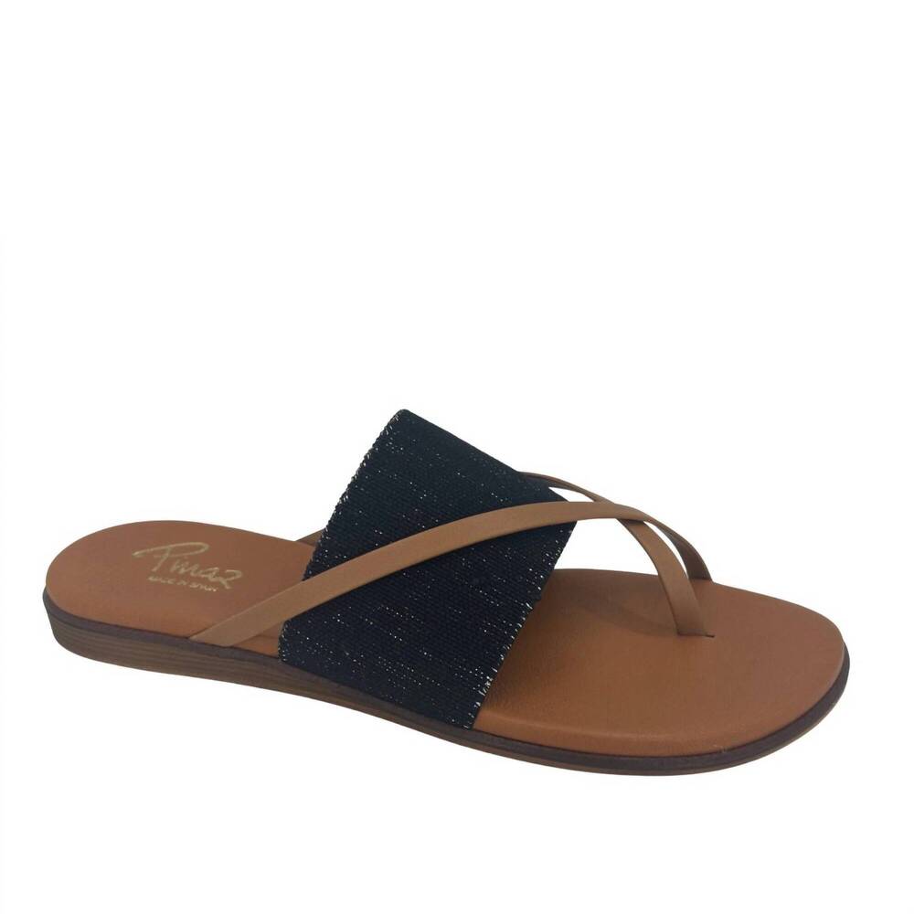 NEW PINAZ women's 1801 thong sandal in black
